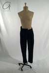 marc le bihan wool long pants 1422 black